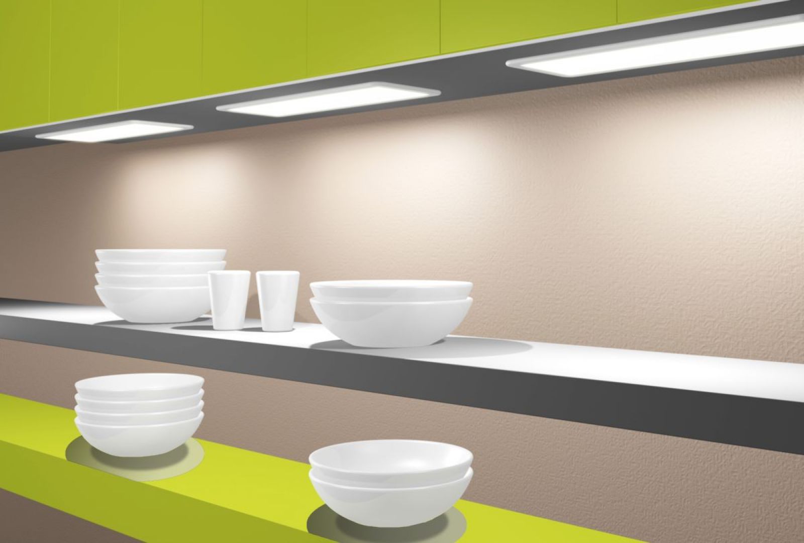 Panele oświetleniowe LED z czujnikiem ruchu to świetna propozycja do kuchni. Fot. Activejet