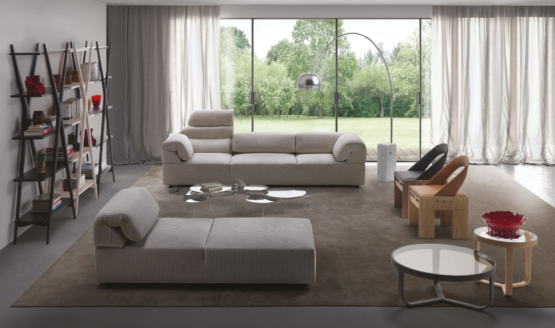 Sofa Freud firmy Meritalia. Projekt: Mario Bellini. Fot. Meritalia