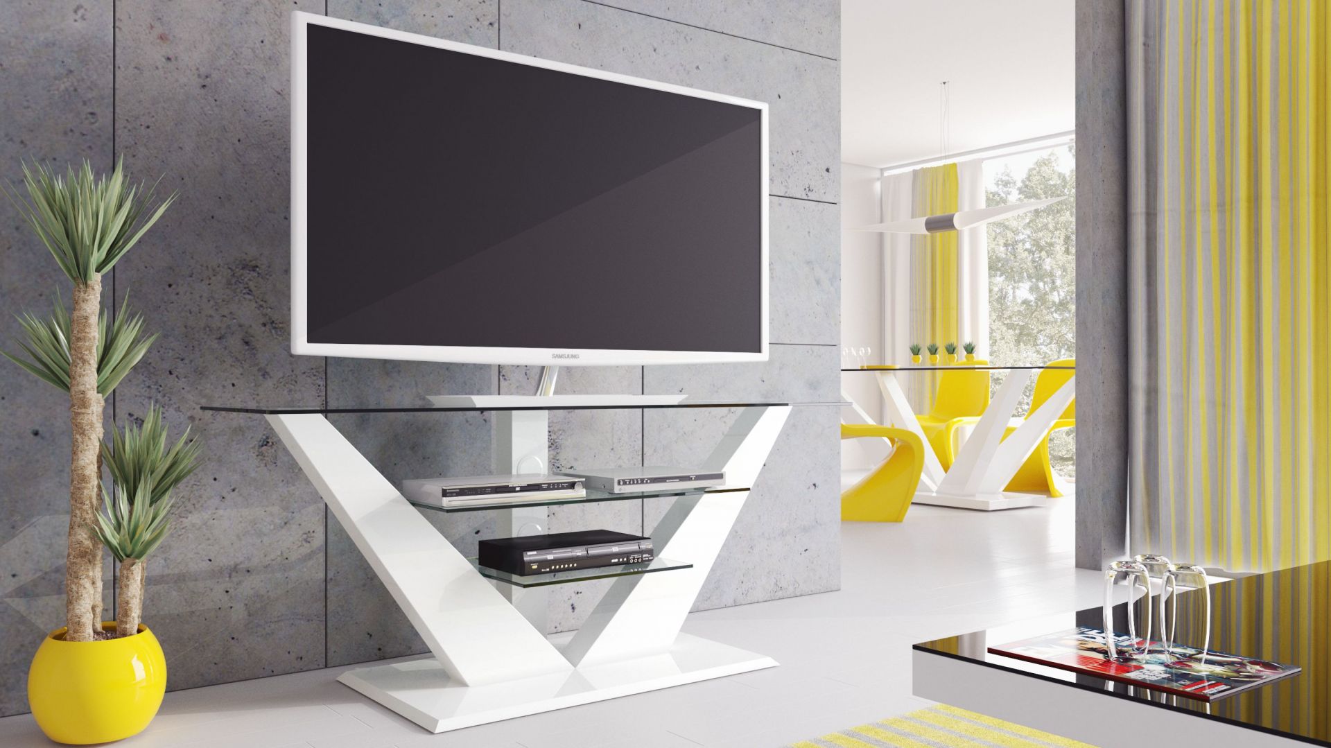 Szafka rtv Luna. Fot. Hubertus Design