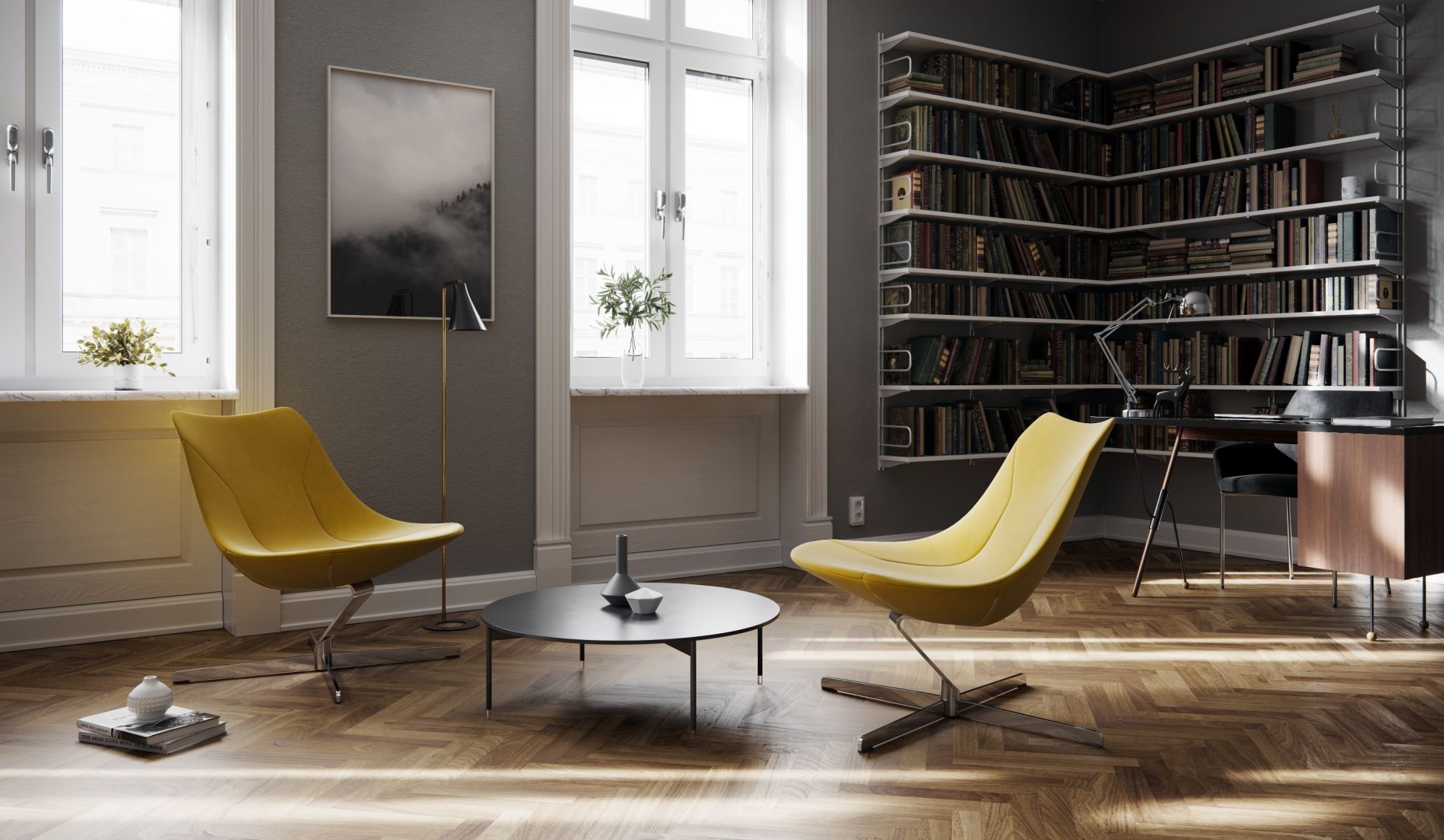 Fotele z kolekcji Chic Lounge firmy Profim. Projekt: Christophe Pillet. Fot. Profim