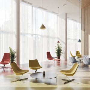 Fotele z kolekcji "Chic Lounge" firmy Profim. Projekt: Christophe Pillet. Fot. Profim 
