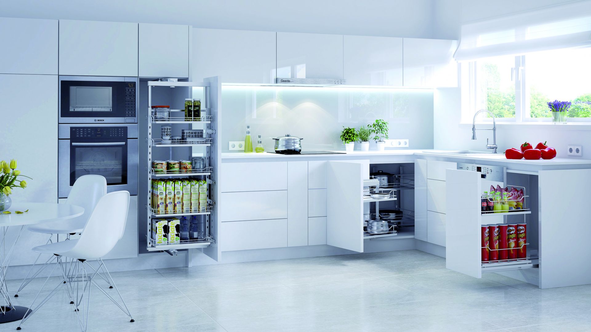 Kolory w kuchni - jak dobrać akcesoria do szafek?