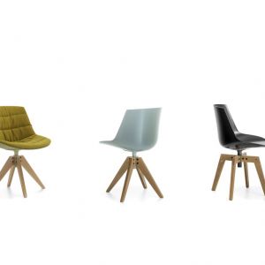 Krzesła "Flow Color" firmy MDF Italia. Fot. MDF Italia