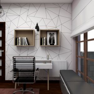 Wnętrze, zaaranżowane w nowoczesnym stylu z elementami loftu, odzwierciedla gust znającej się na trendach licealistki. Projekt: Małgorzata Górska-Niwińska (Pracownia Architektoniczna MGN).
