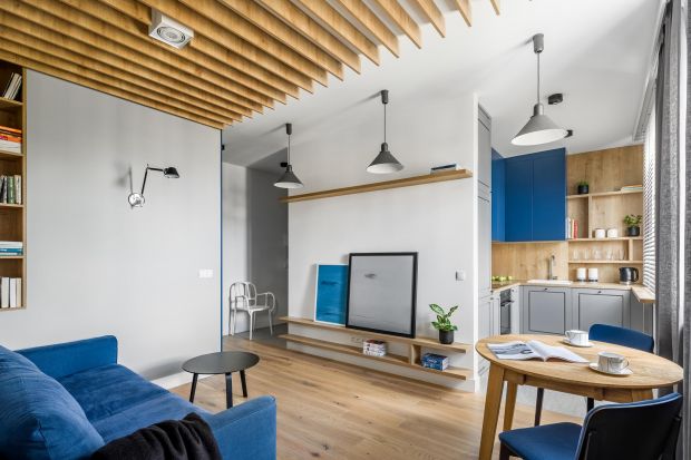 Przytulne i nowoczesne - zobacz ciekawe mieszkanie zaprojektowane na Żoliborzu