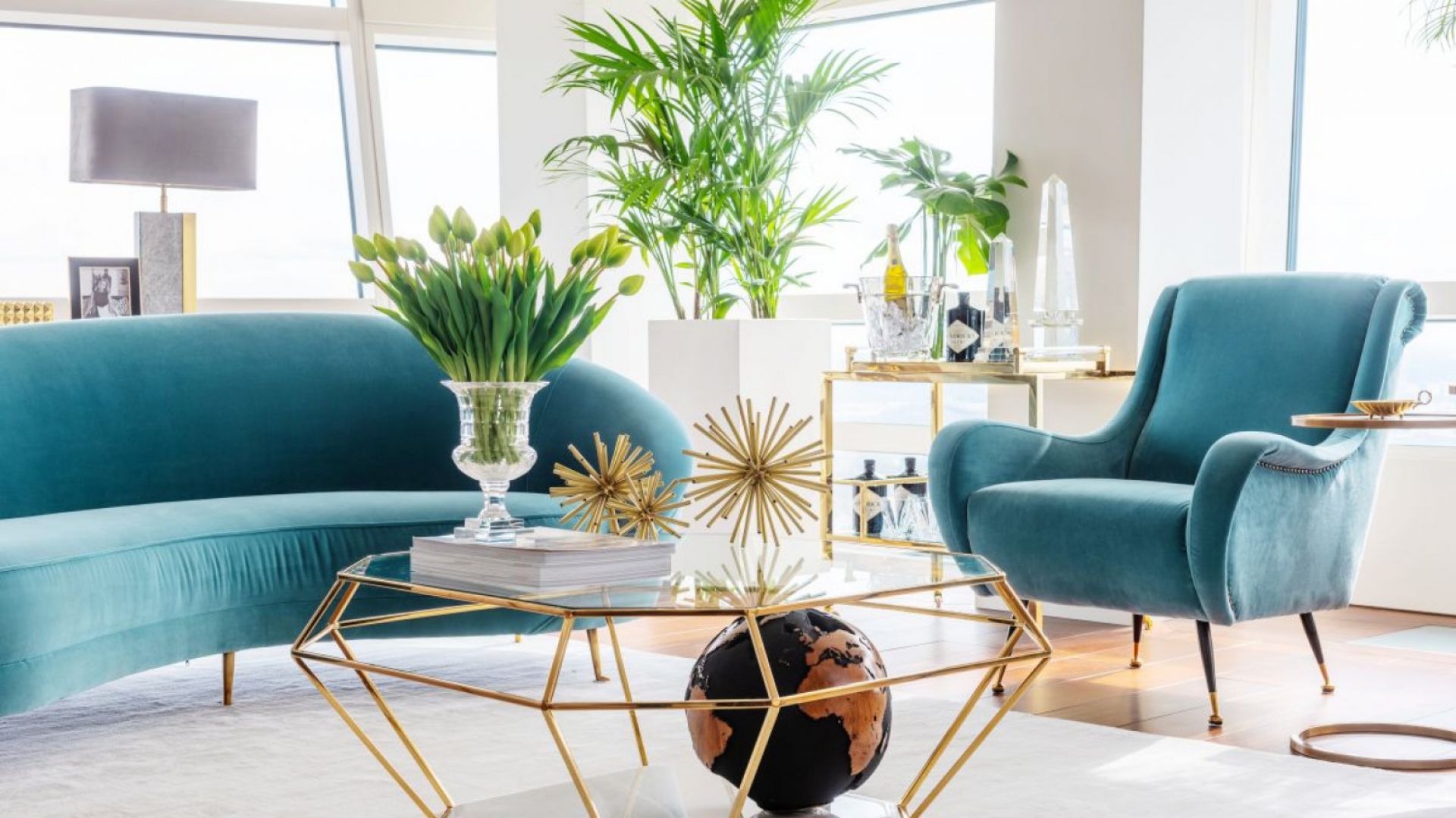 Wnętrze apartamentu zlokalizowanego na 46 piętrze Złotej 44. Fot. Clue Studio