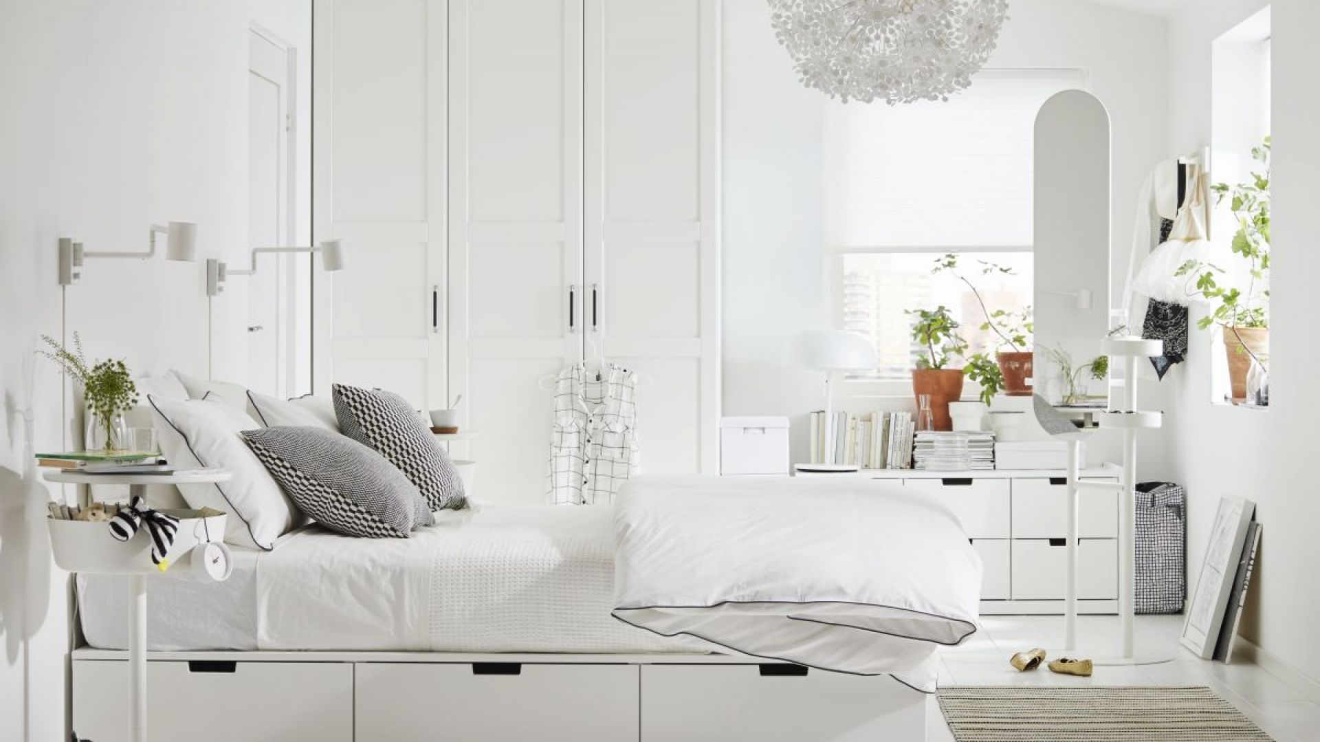 Sypialnia marki IKEA. Fot. IKEA
