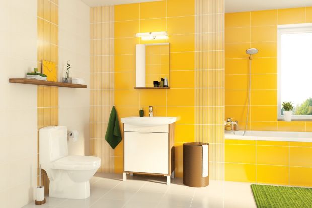 Zaproś słońce do łazienki – kolekcje płytek w odcieniach żółci i pomarańczu