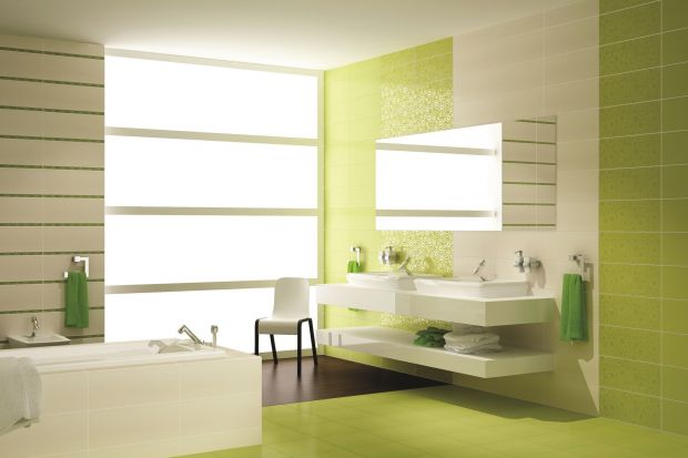 Zielone płytki do łazienki – kolor, który pobudzi do życia