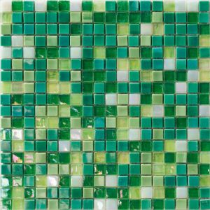 Mozaika w żywych odcieniach zieleni. Fot. Mosaicopiu