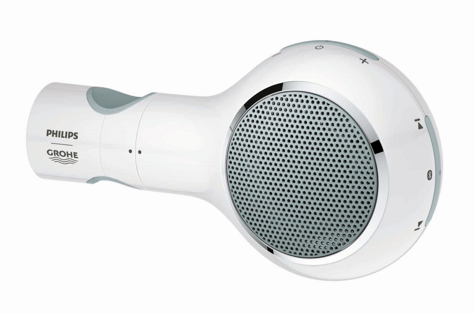 Głośnik Aquatunes stworzony we współpracy z firmą Philips. Fot. Grohe