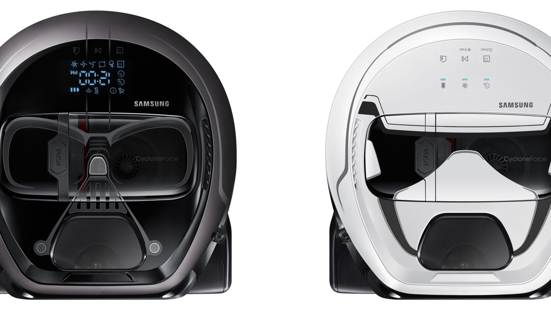 Roboty sprzątające z limitowanej kolekcji Star Wars™ POWERbot™. Fot. Samsung