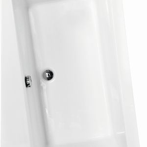 Infinity to asymetryczna wanna z akrylu sanitarnego do narożnika pomieszczenia firmy Besco, z powłoką BeSafe; wymiary od 150x90 cm. Cena: 1.136 zł