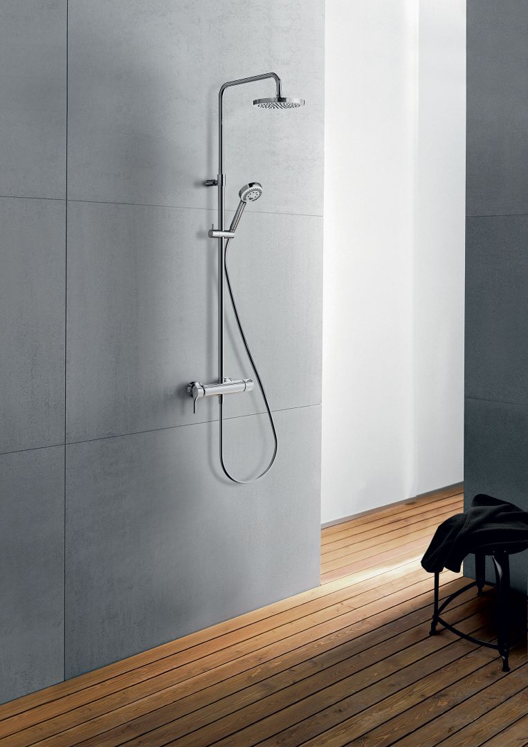 Zestaw Kludi Logo Dual Shower System. Fot. Kludi