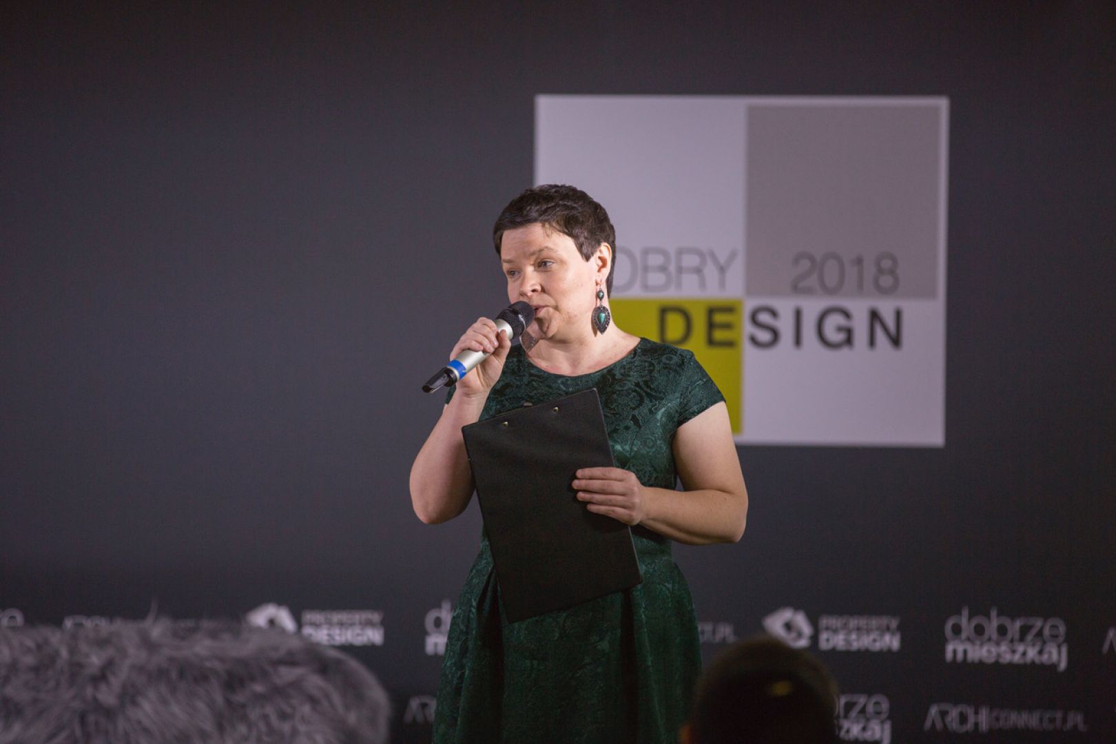 Inauguracja Forum Dobrego Designu: Justyna Łotowska, redaktor merytoryczna FDD. Fot. Piotr Waniorek