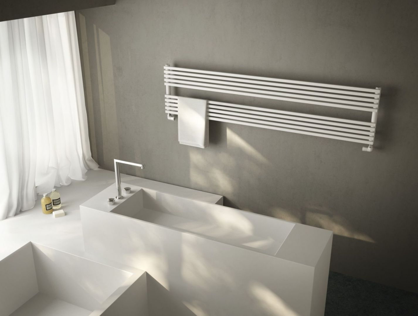 Grzejnik łazienkowy BDO firmy Antrax. Fot. Antrax/Materiały prasowe Home Concept