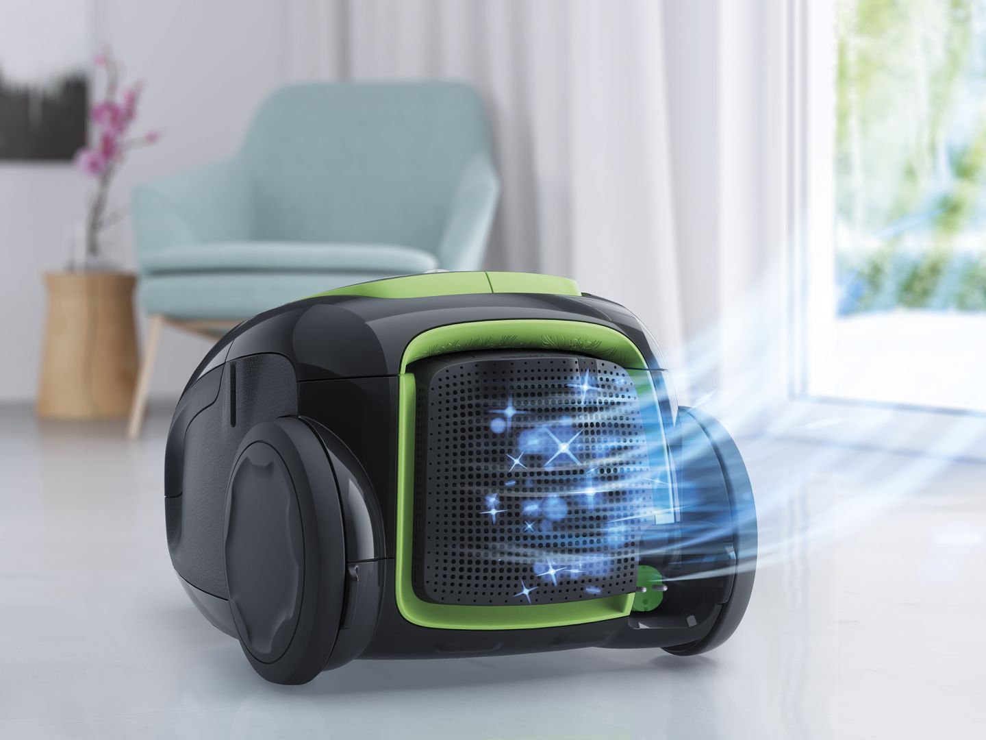 Odkurzacz Ultrasilencer Zen Green. Fot. Electrolux