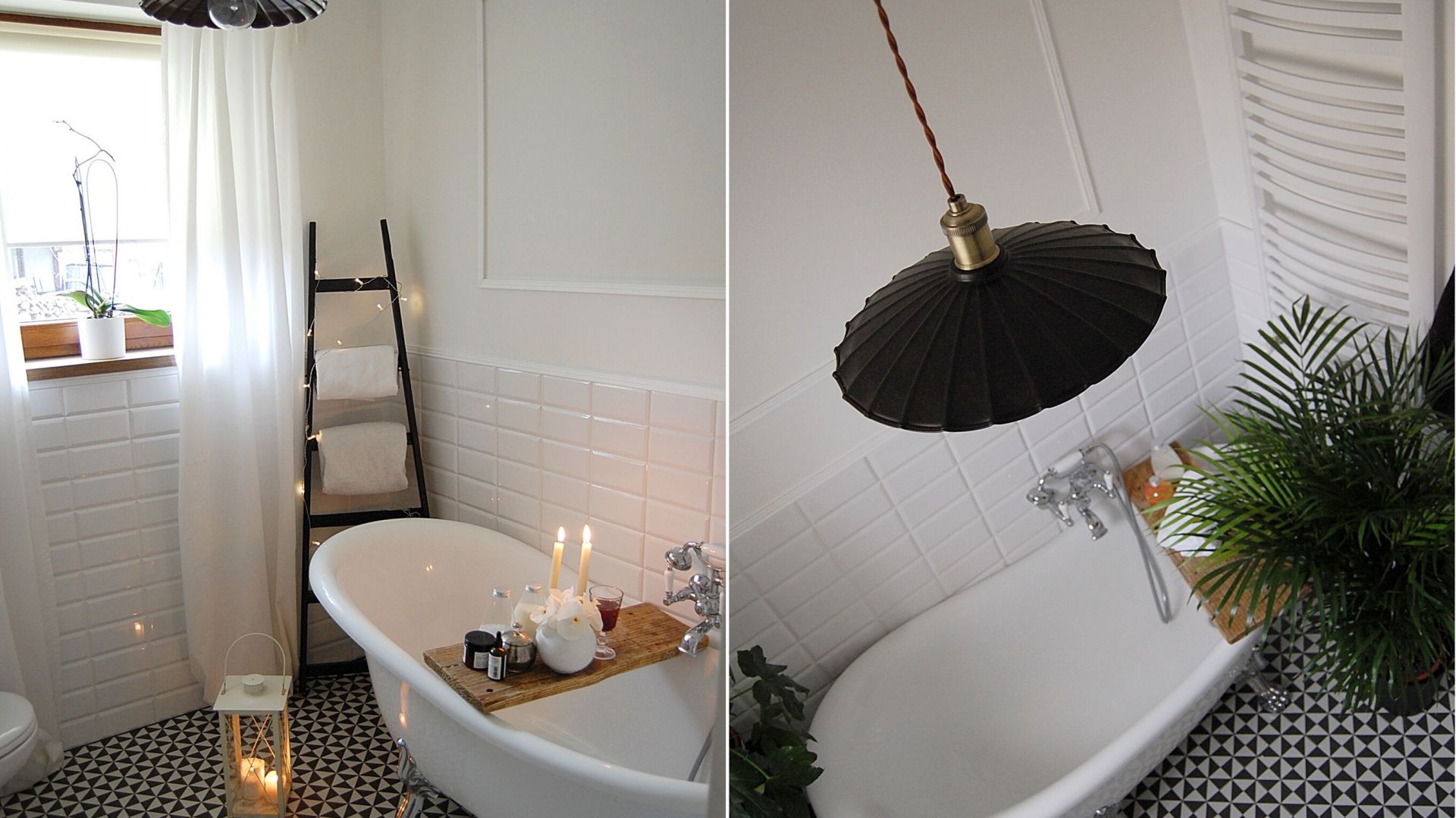 Klimatyczne oświetlenie w łazience. Lampa Herbert. Fot. Britop Lighting