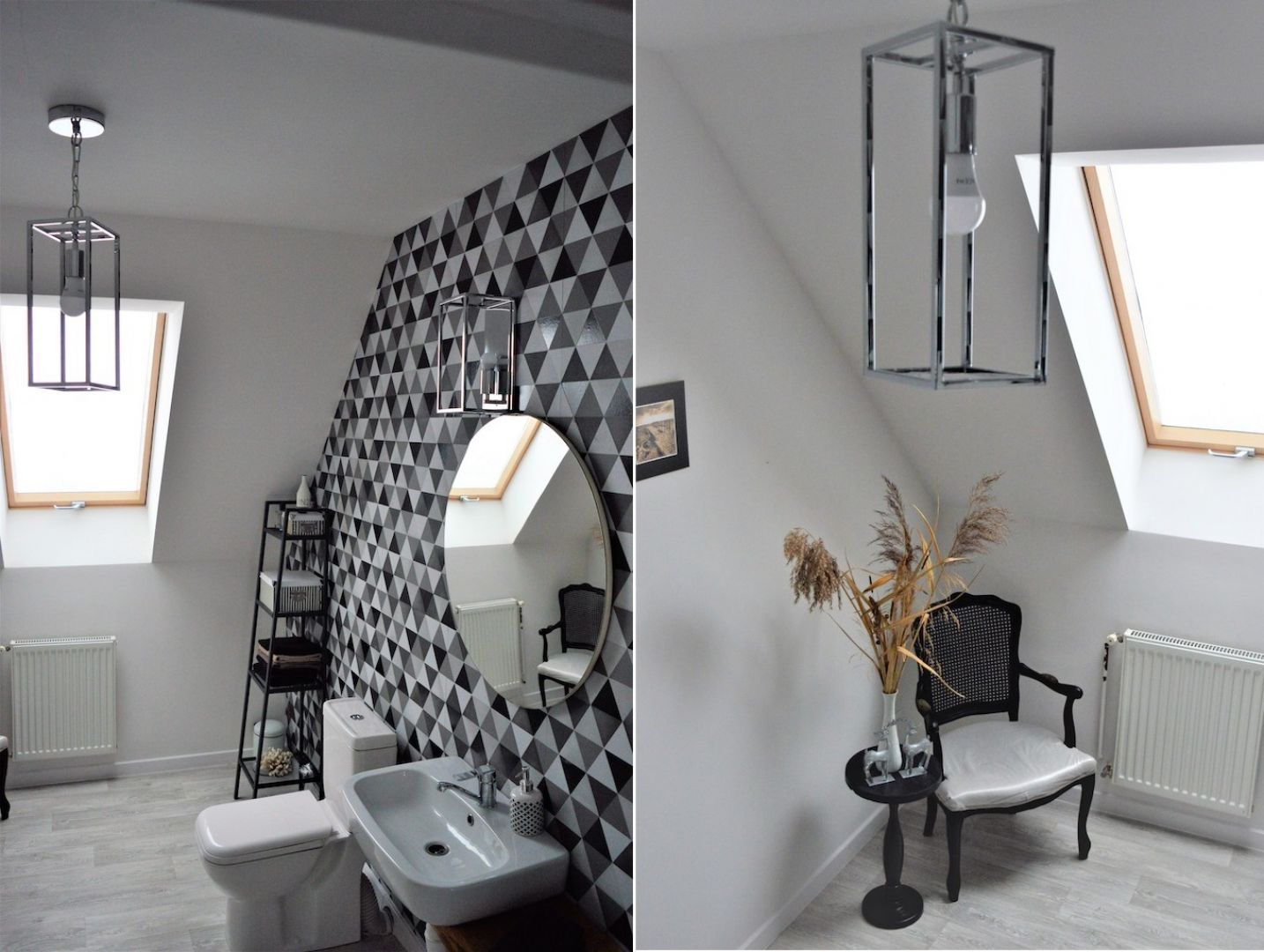 Klimatyczne oświetlenie w łazience. Lampa Telaio. Fot. Britop Lighting