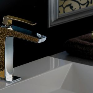 Bateria umywalkowa Luce marki F.lli Frattini dostępna w ofercie Mirad. Fot. F.lli Frattini