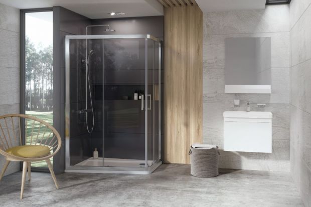 Kabina prysznicowa: asymetryczny model do małej łazienki