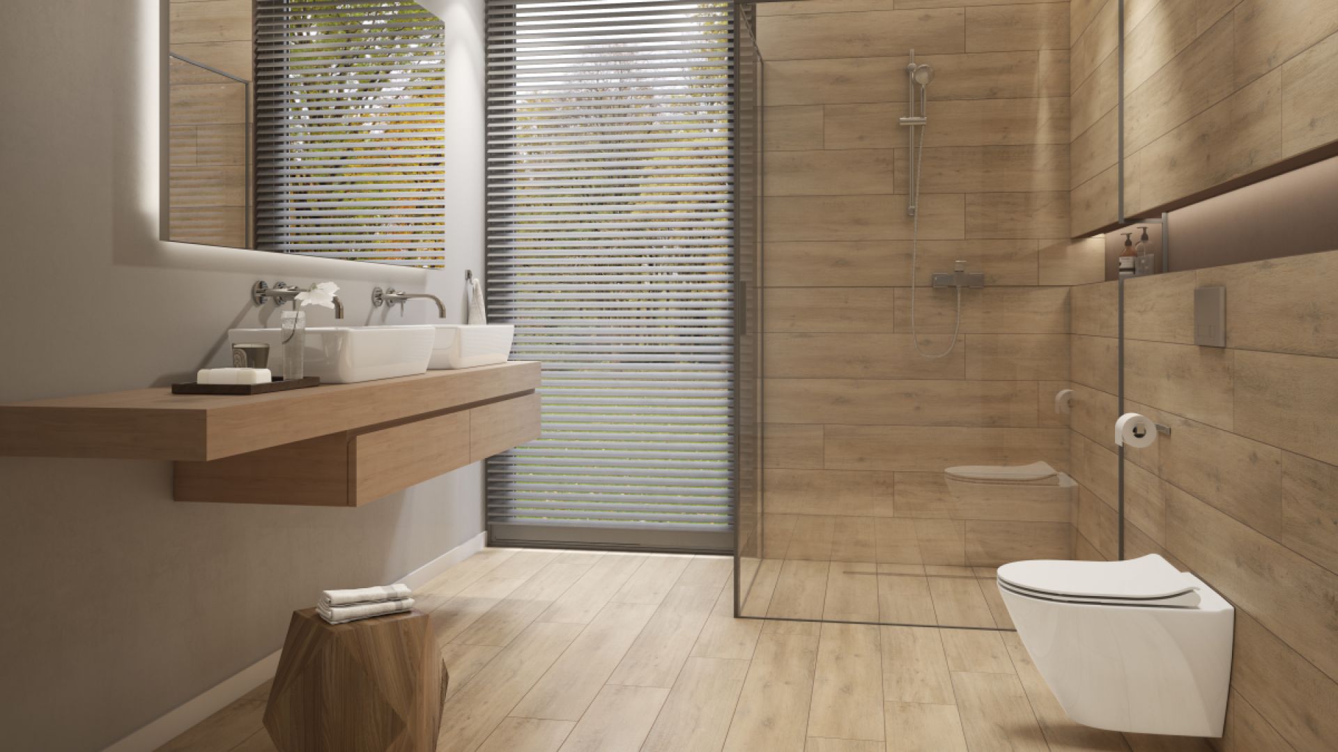 Płytki jak drewno z linii Natural z kolekcji Grand Wood. Fot. Opoczno