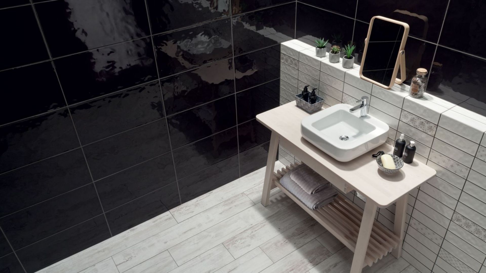 Płytki ceramiczne o formacie cegiełki z kolekcji Amalia marki Tubądzin. Fot. Tubądzin