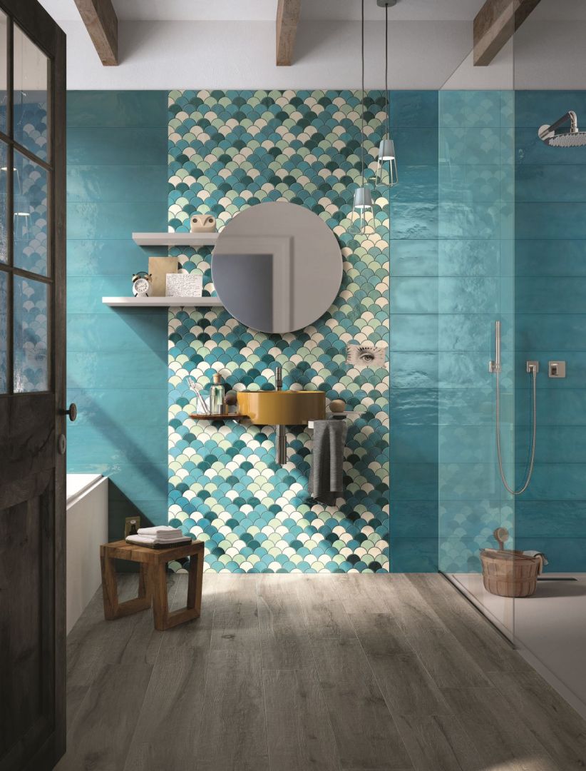 Kolorowe płytki ceramiczne z kolekcji Shades marki Imola Ceramica. Fot. Imola Ceramica