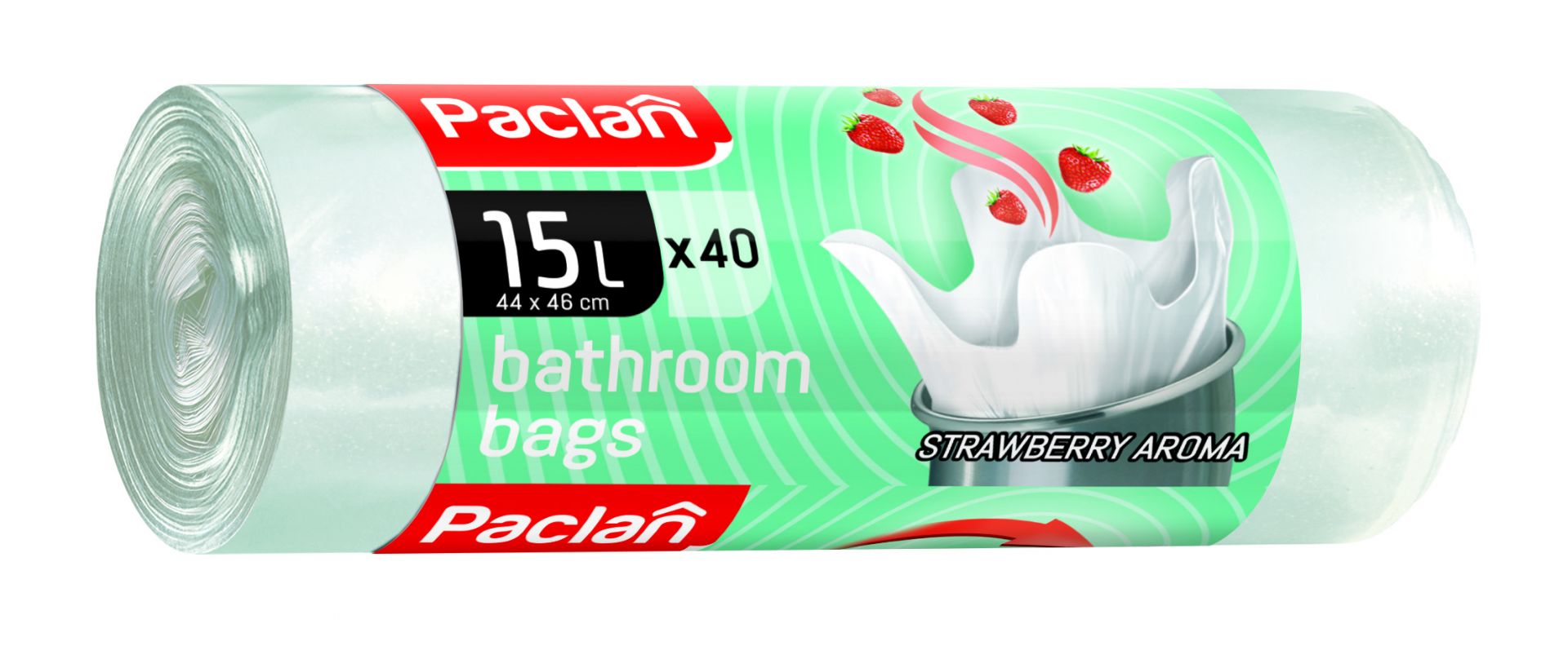 Worki na śmieci o zapachu truskawki Bathroom Bags, 15 l. Cena: ok. 4,20 zł