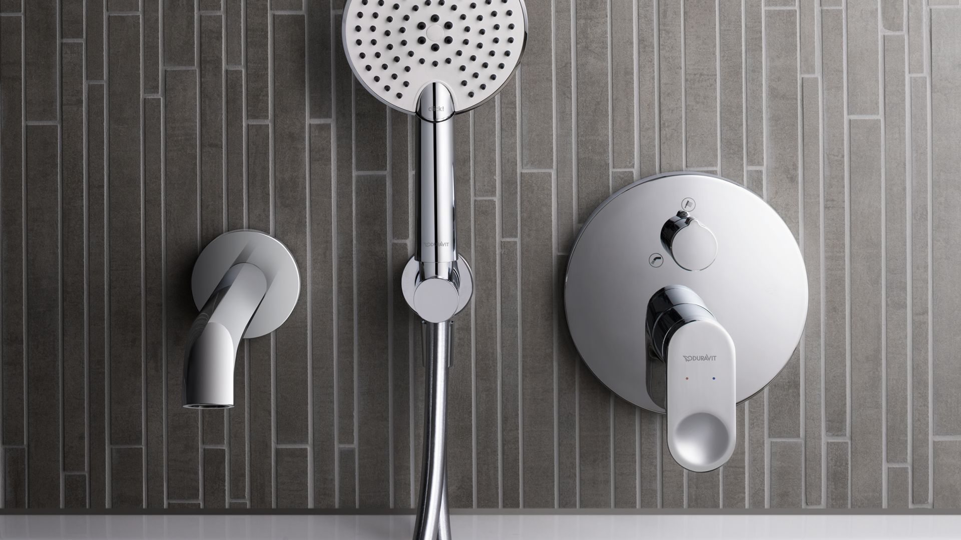 Bateria podtynkowa z serii B.3. Fot. Duravit