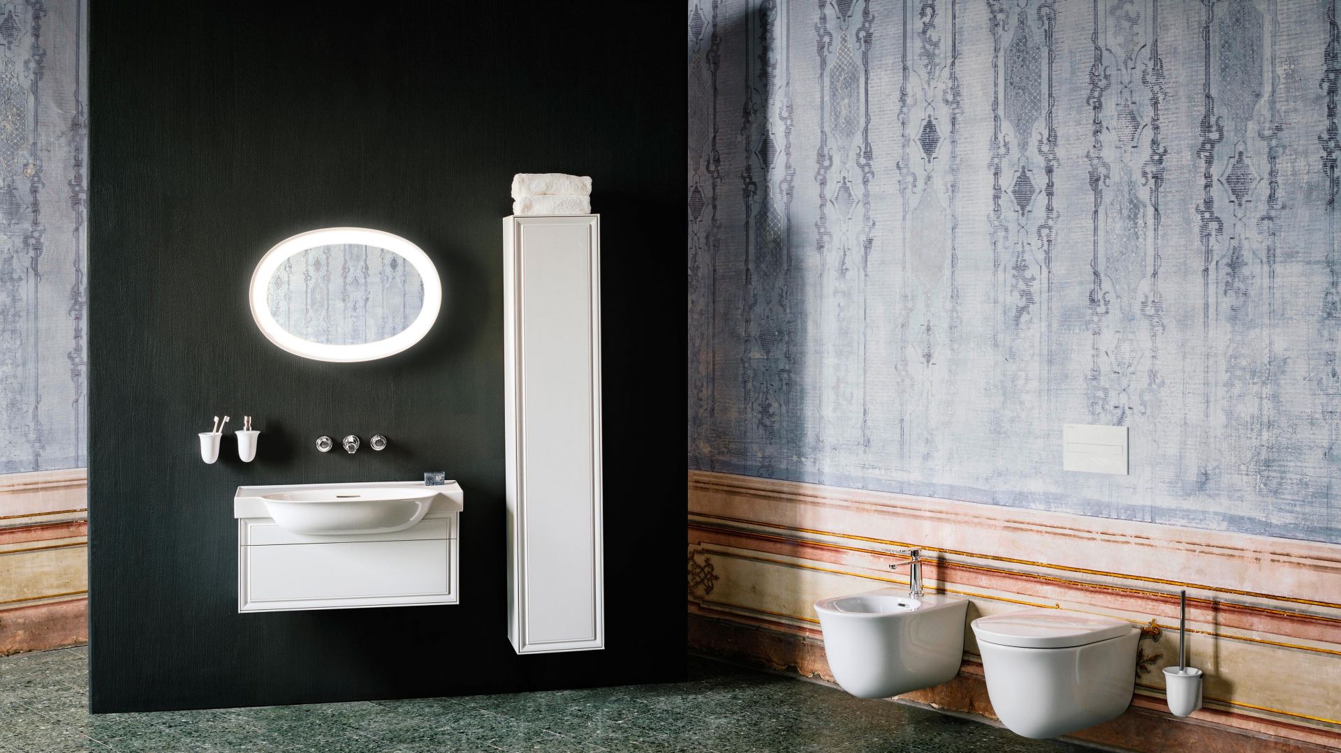 Kolekcja łazienkowa The New Classic. Proj. Marcel Wanders. Fot. Laufen