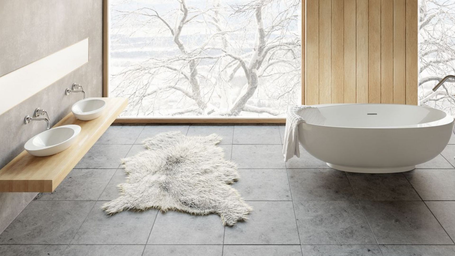 Biała wanna wolnostojąca z kolekcji Amos marki Marmorinn Design. Fot. Marmorin Design