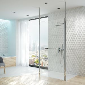 Kabina prysznicowa typu walk-in PII/ALTIIa marki Sanplast. Fot. Sanplast