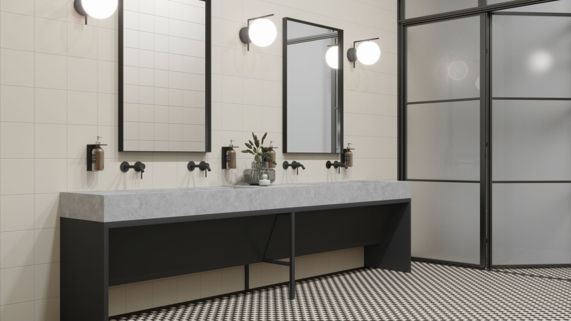 Płytki ceramiczne, w tym gorseciki, z kolekcji Modernizm. Fot. Ceramika Paradyż