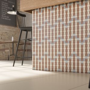 Płytki ceramiczne gorseciki, z kolekcji Modernizm. Fot. Ceramika Paradyż