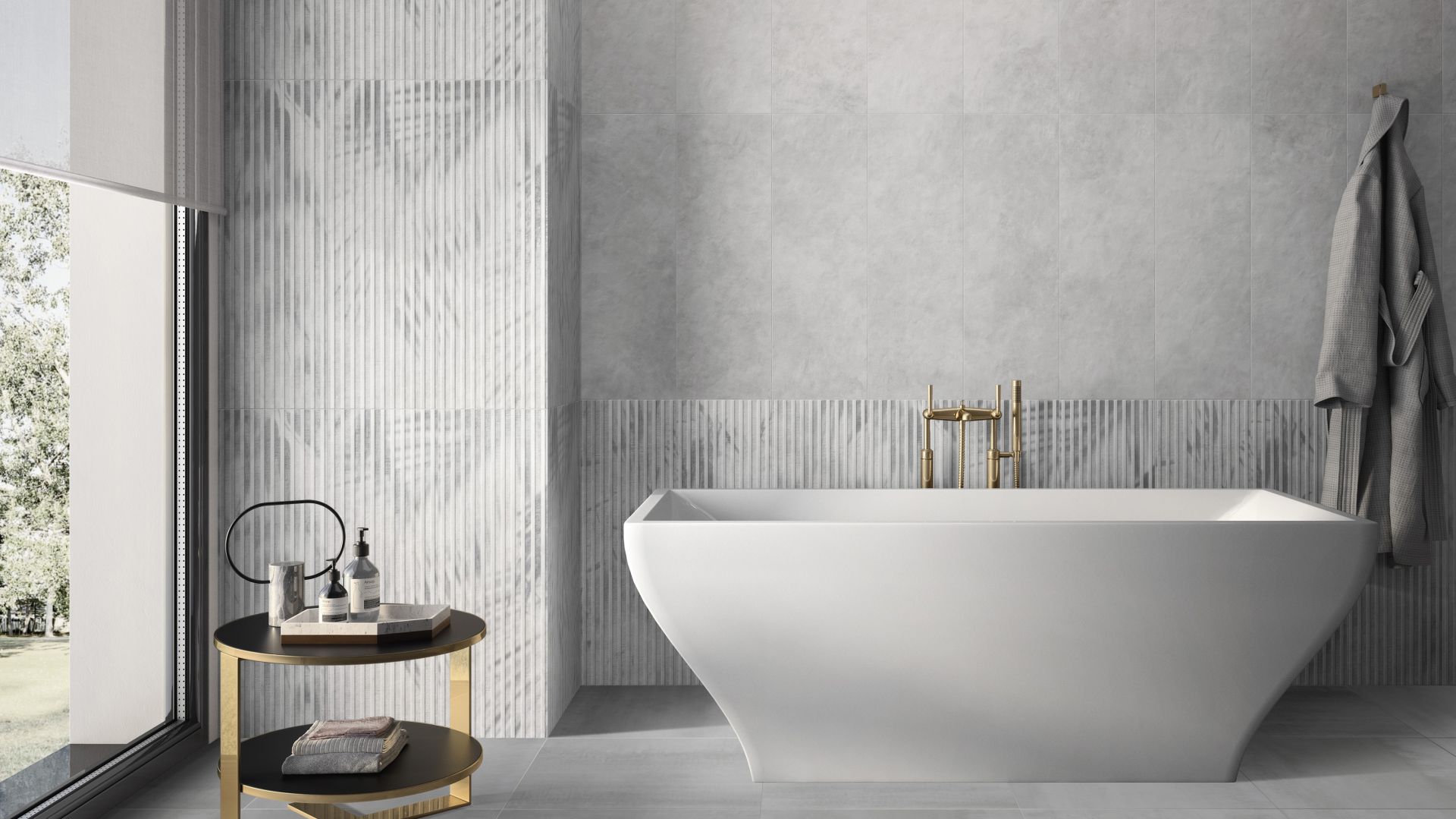 Płytki ceramiczne z kolekcji Ombra. Fot. Villeroy&Boch