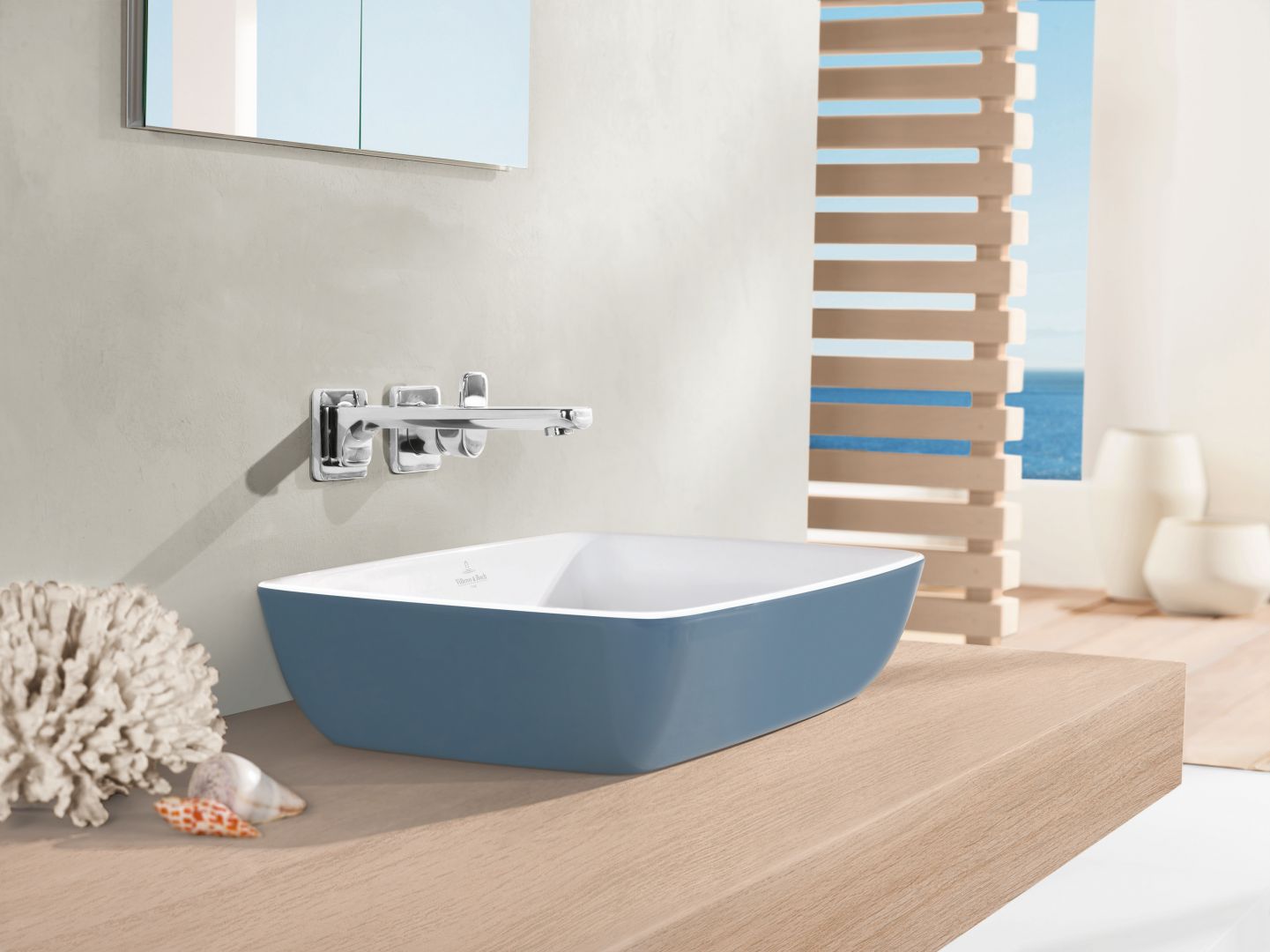 Kolorowa umywalka z serii Artis marki Villeroy&Boch. Fot. Villeroy&Boch