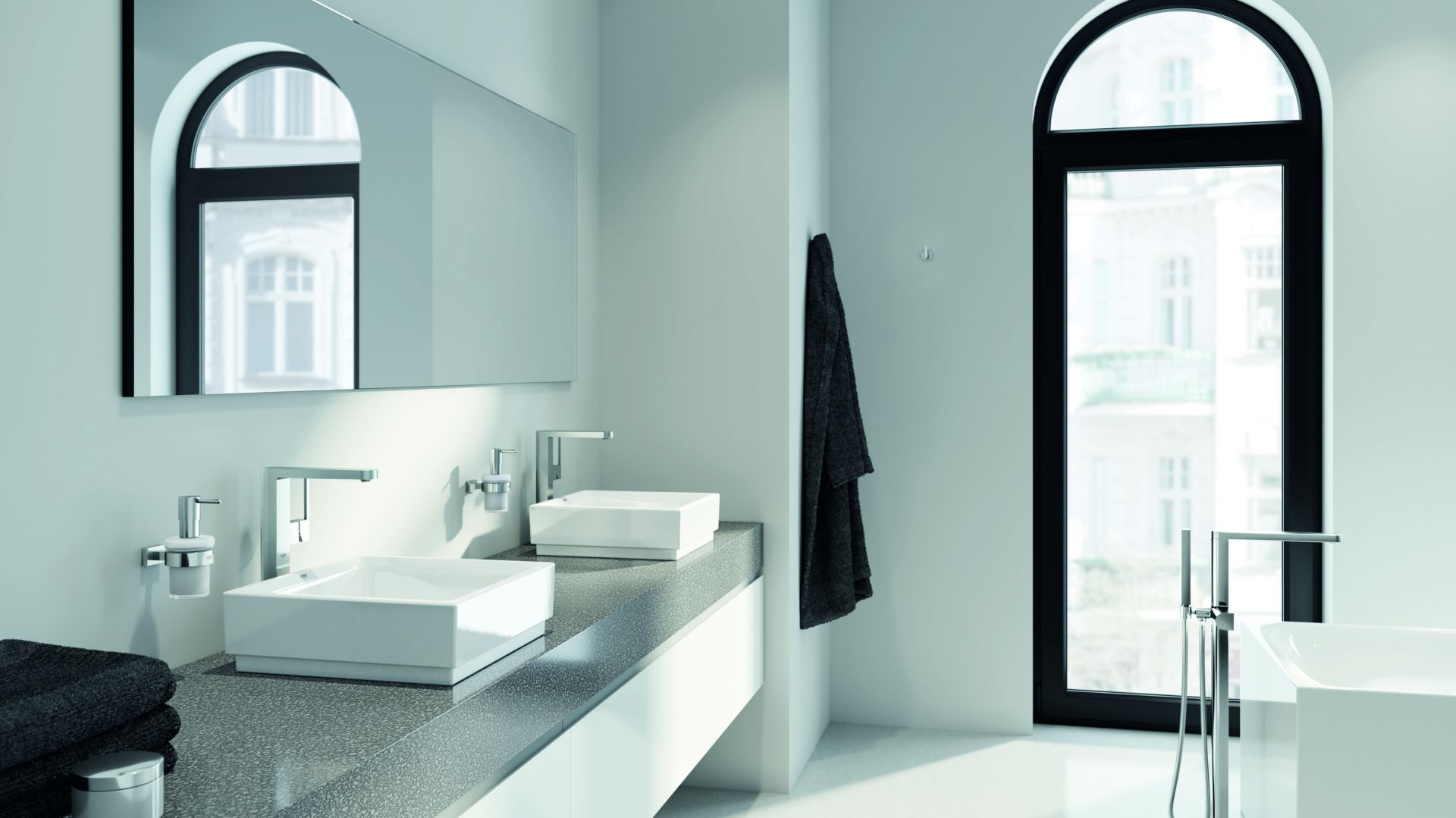 Kolekcja baterii Grohe Plus. Fot. Grohe