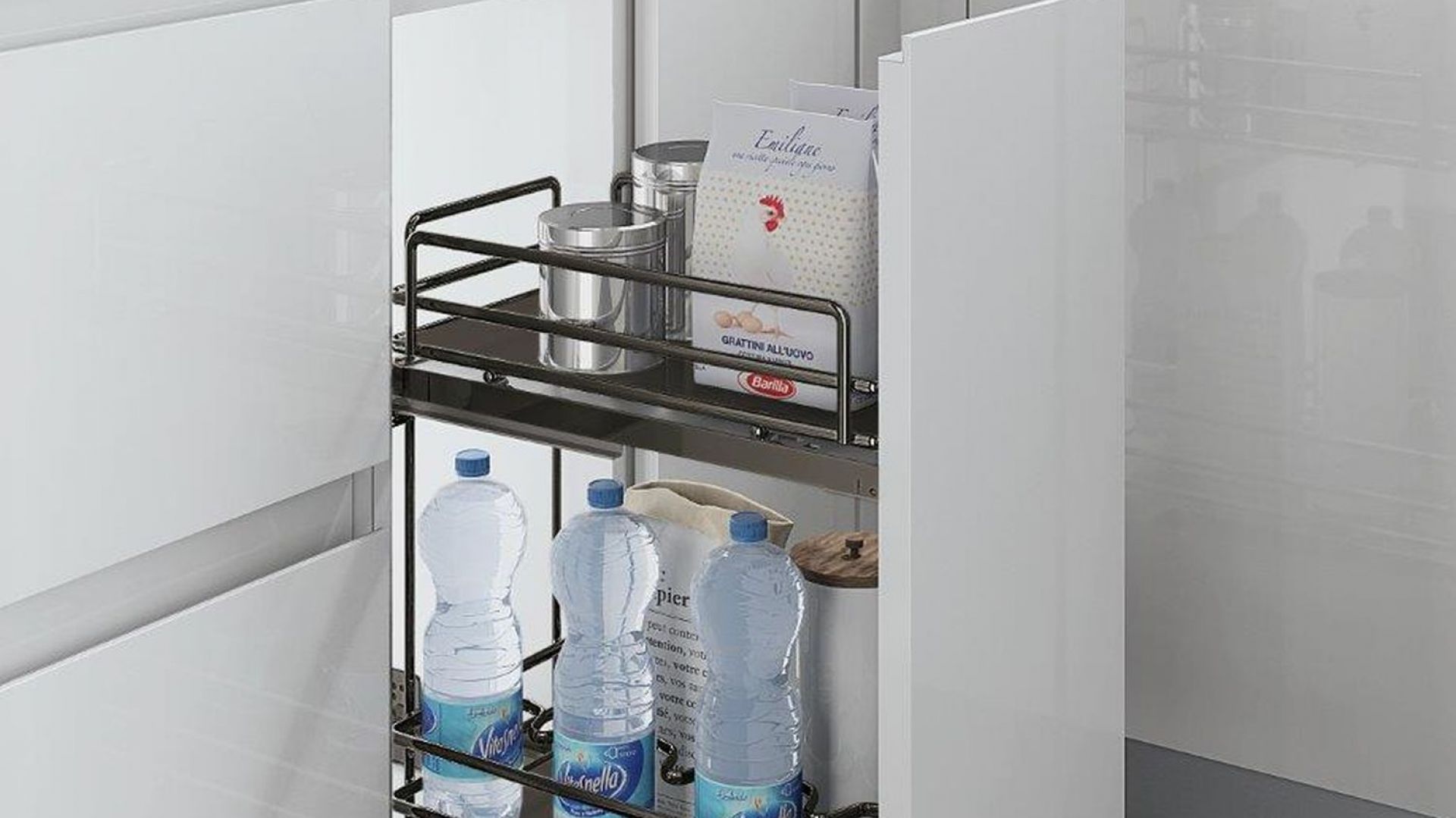 Praktyczna kuchnia. Kosze cargo Inoxa Industrie