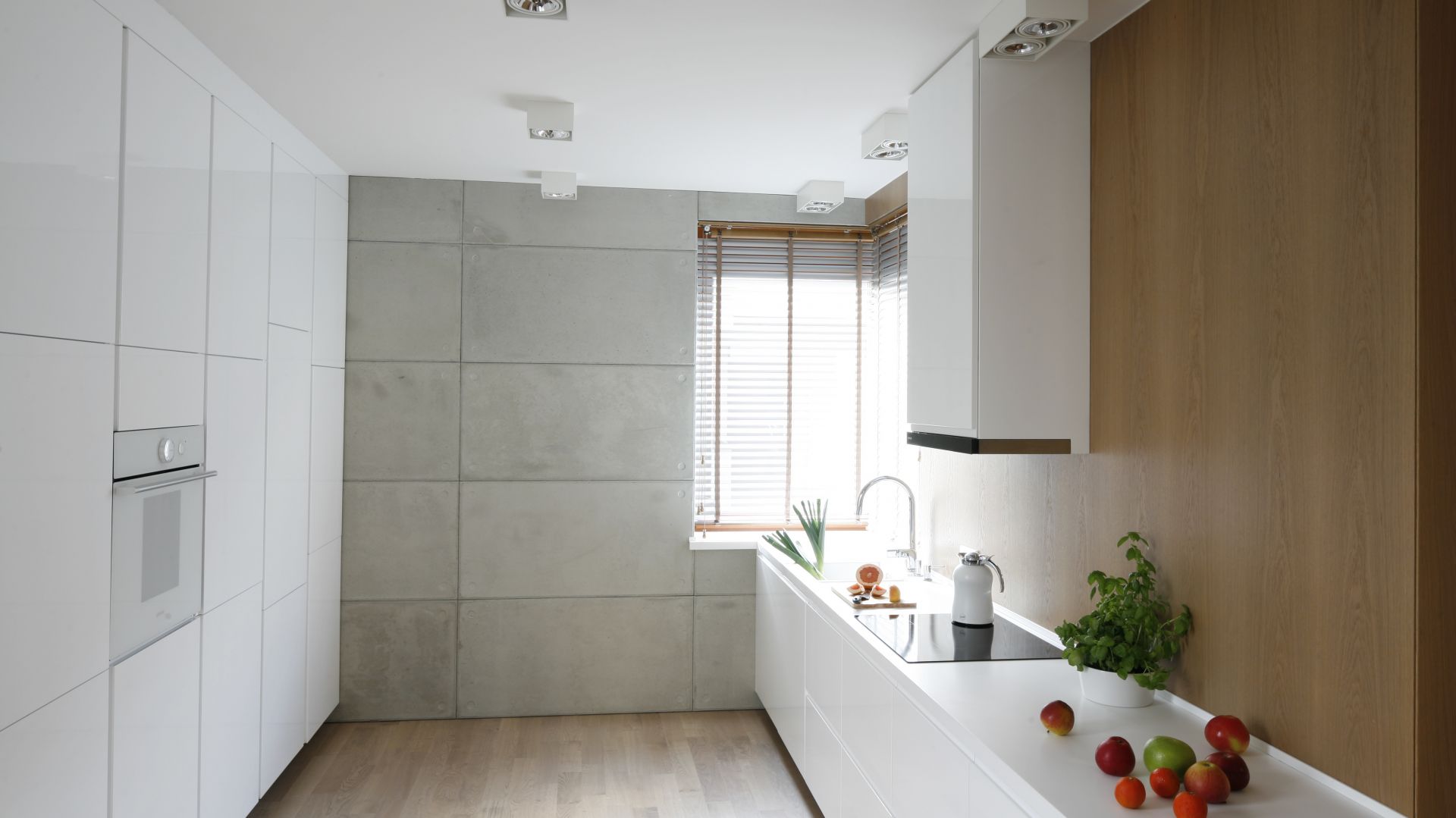 Ściany w kuchni: najlepsze pomysły na beton