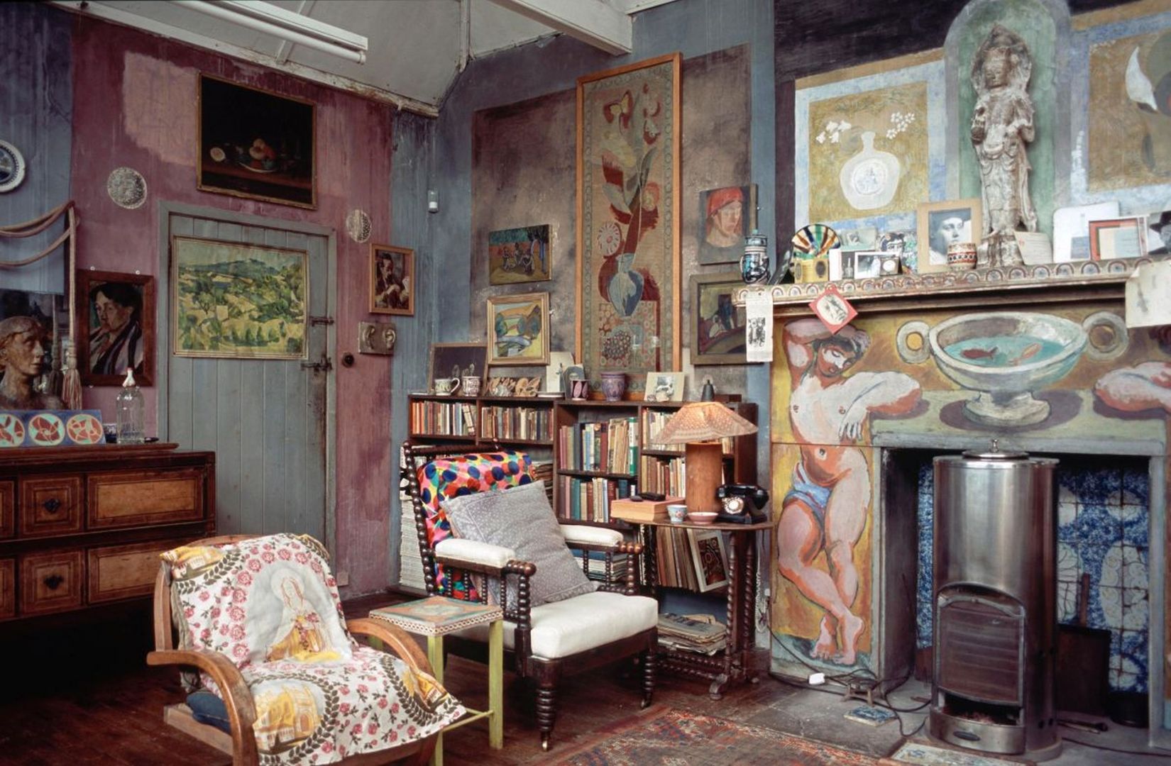 Charleston House-Duncan Grant's Studio.
