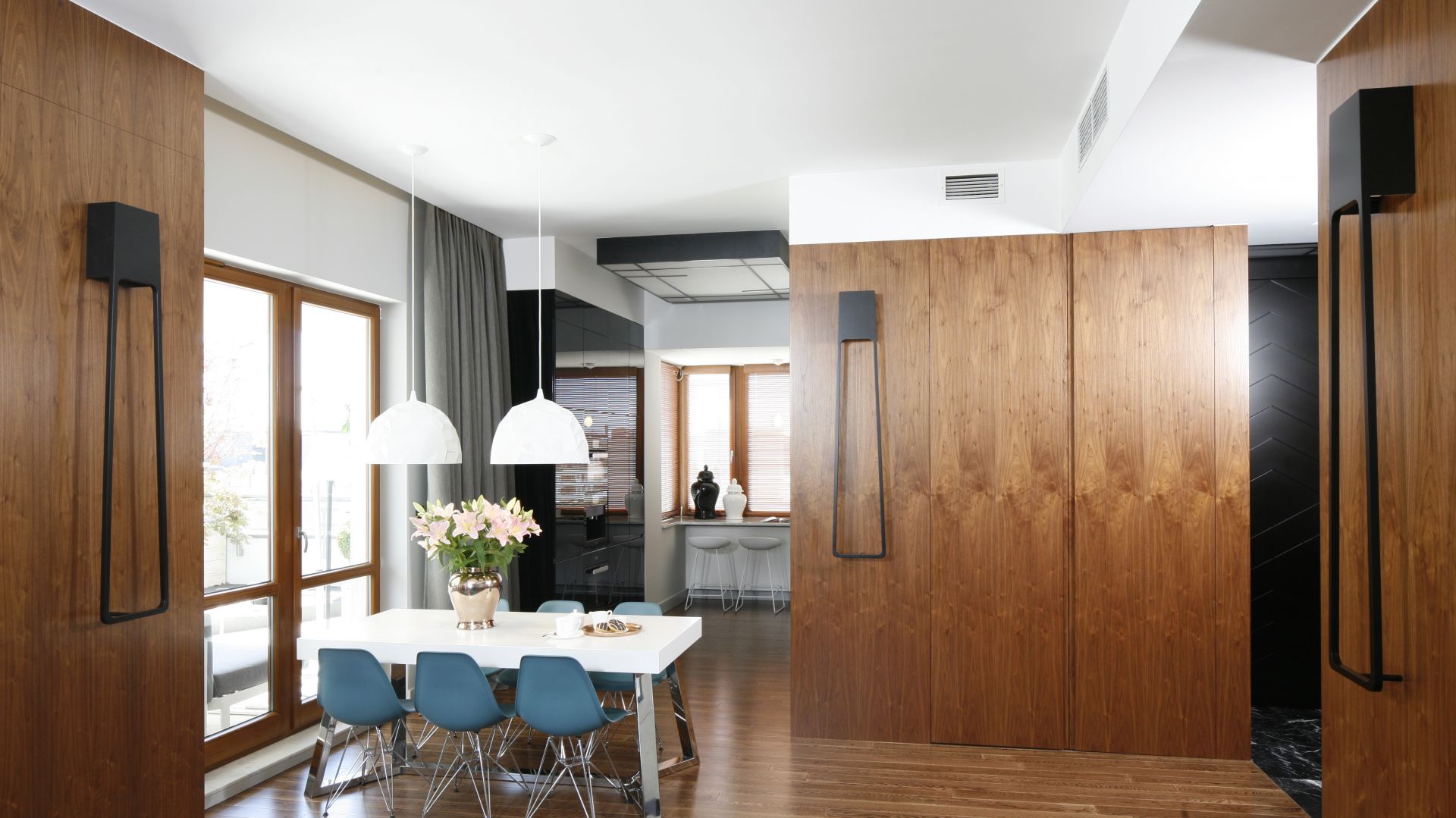Nowoczesna jadalnia. 15 pięknych wnętrz. Projekt Hola Design