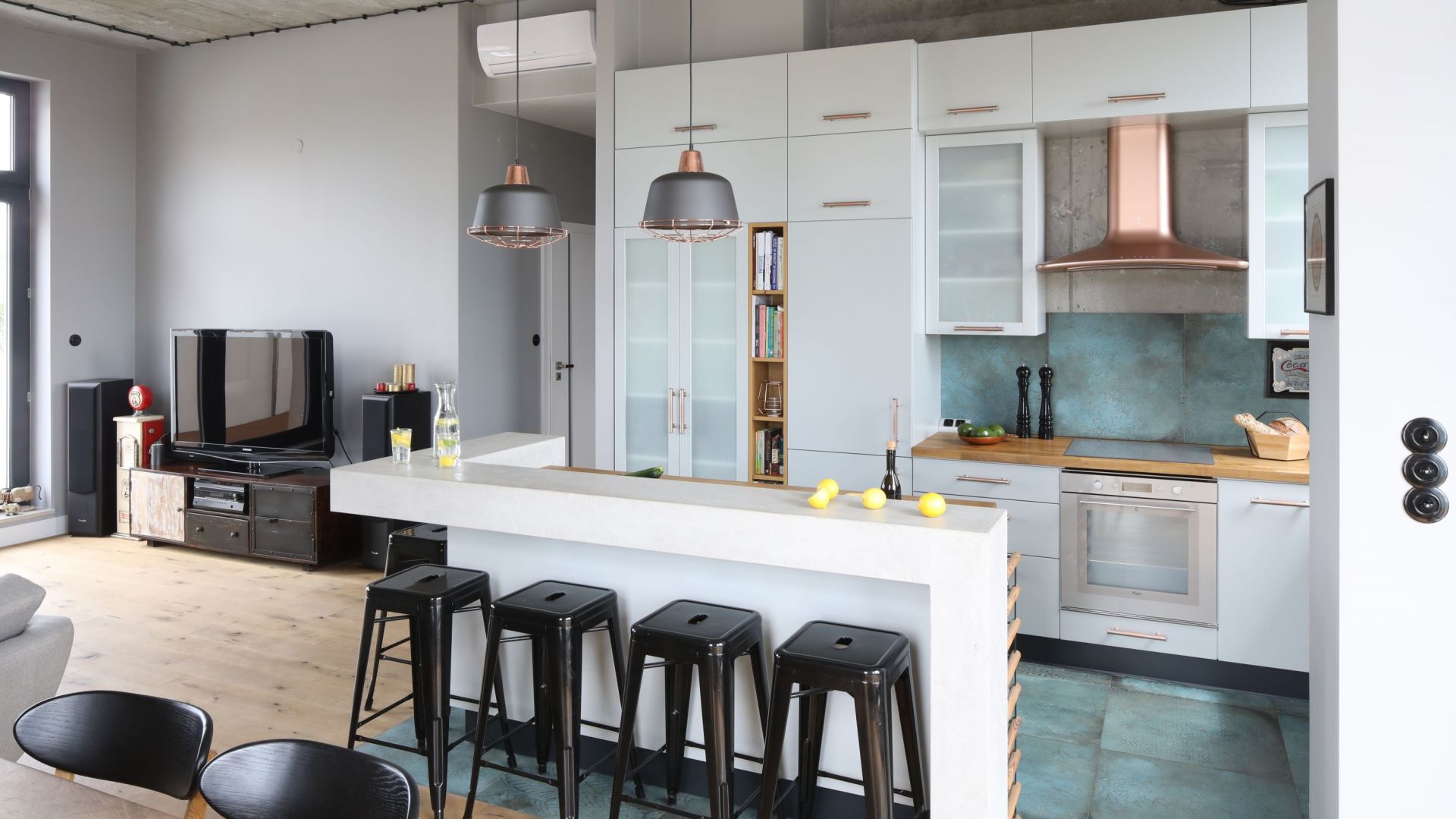 Kuchnia w stylu loft. 12 pięknych wnętrz. Projekt Maciejka Peszyńska-Drews