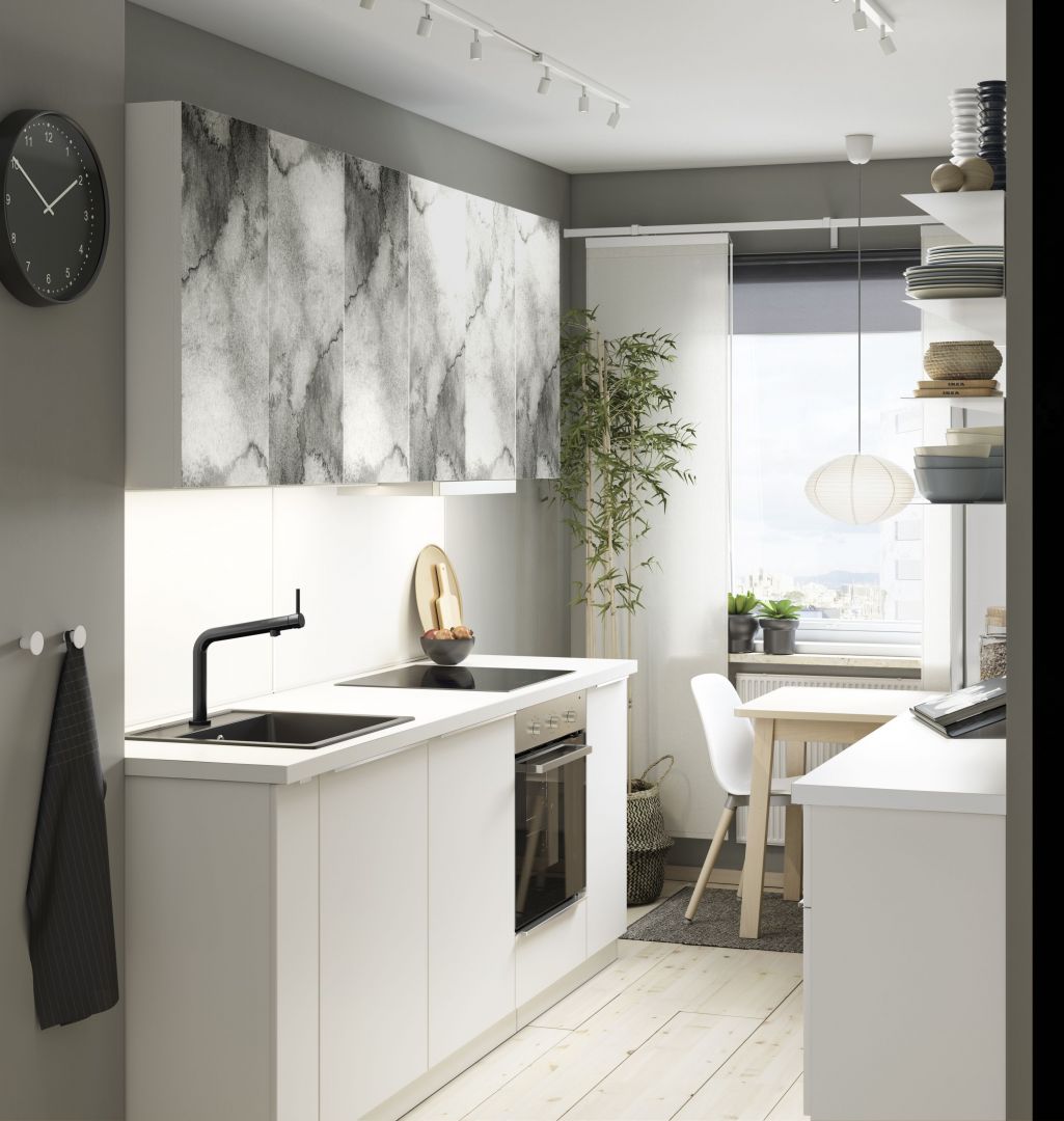 10 pomysłów na białe meble do kuchni. Fot. IKEA