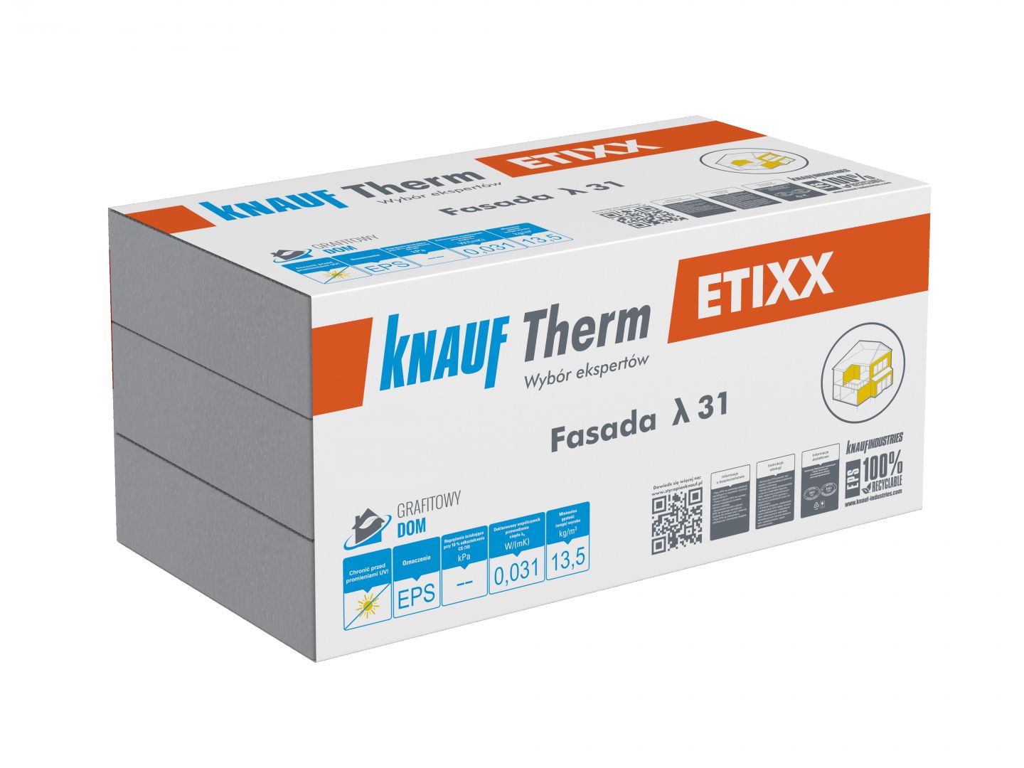 Docieplenie domu z garażem. Fot. Knauf Therm