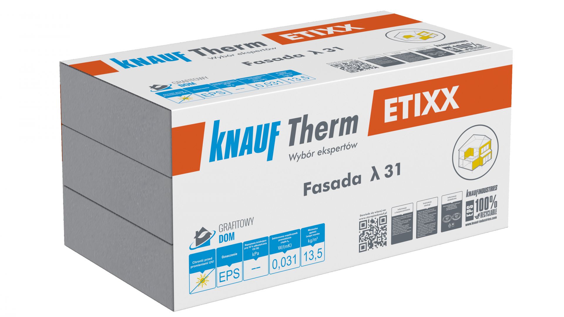Docieplenie domu z garażem. Fot. Knauf Therm