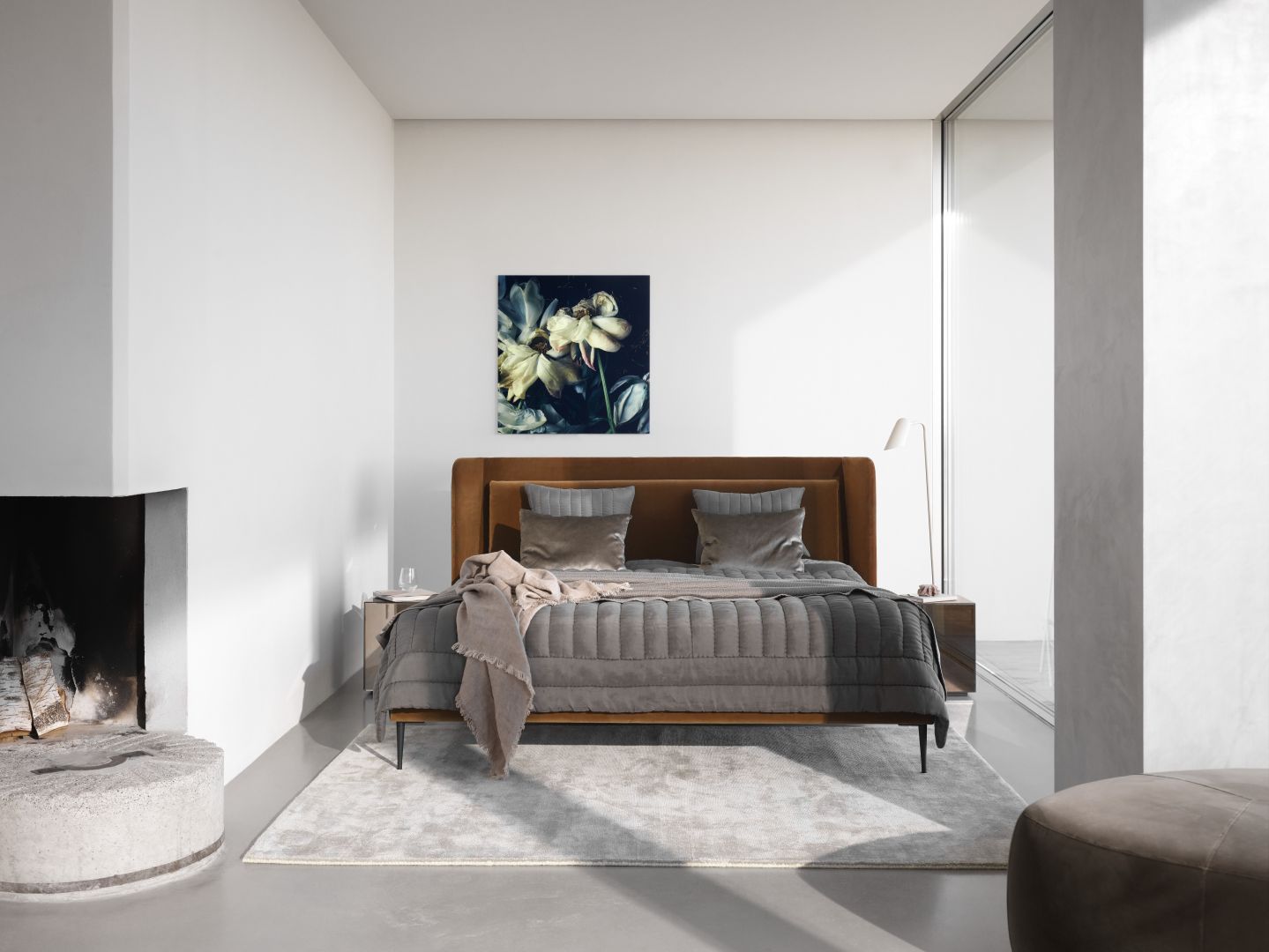 Łóżko Austin. Projekt: Henrik Pedersen. Fot. BoConcept