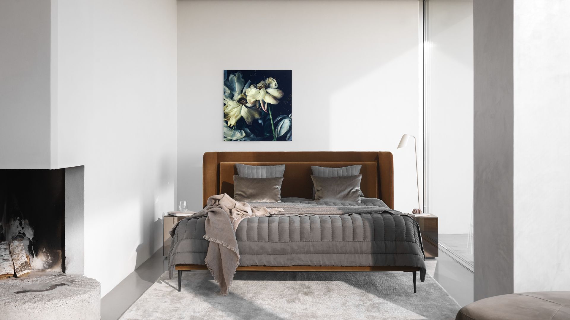 Łóżko Austin. Projekt: Henrik Pedersen. Fot. BoConcept