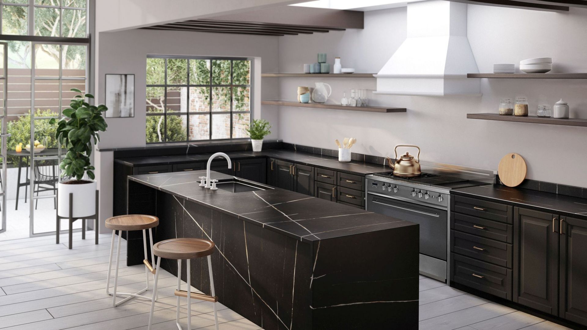 Silestone Eternal Noir marki Cosentino. Fot. Cosentino