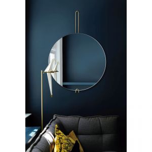 Kolekcja Hoko – minimalistyczne lustra z mosiężnym uchwytem/GieraDesign